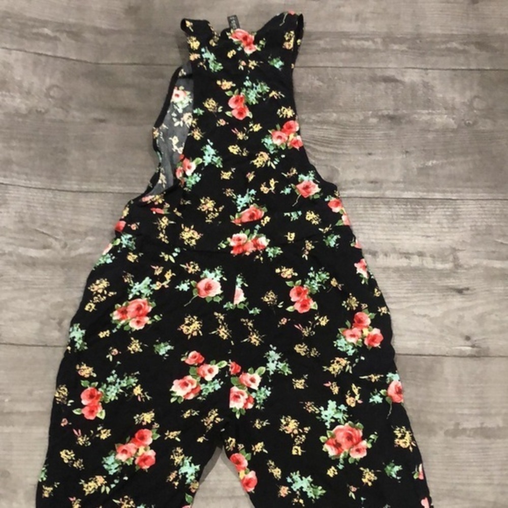 Full tilt girls floral sleeveless jumpsuit - Picture 4 of 5